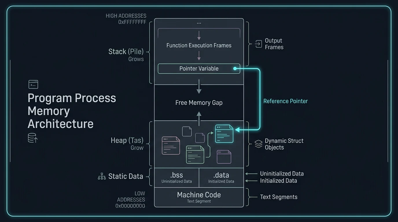 Organisation de la Mémoire d'un Processus : Stack vs Heap